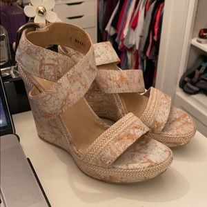 Stuart Weitzman Cork Wedges